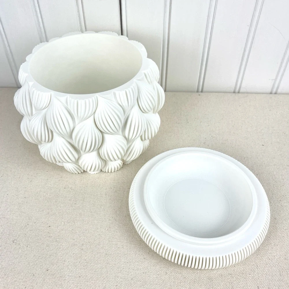 Bold Textured Planter, Ripple Planter Pot, Indoor Flower Pot, Modern Succulents